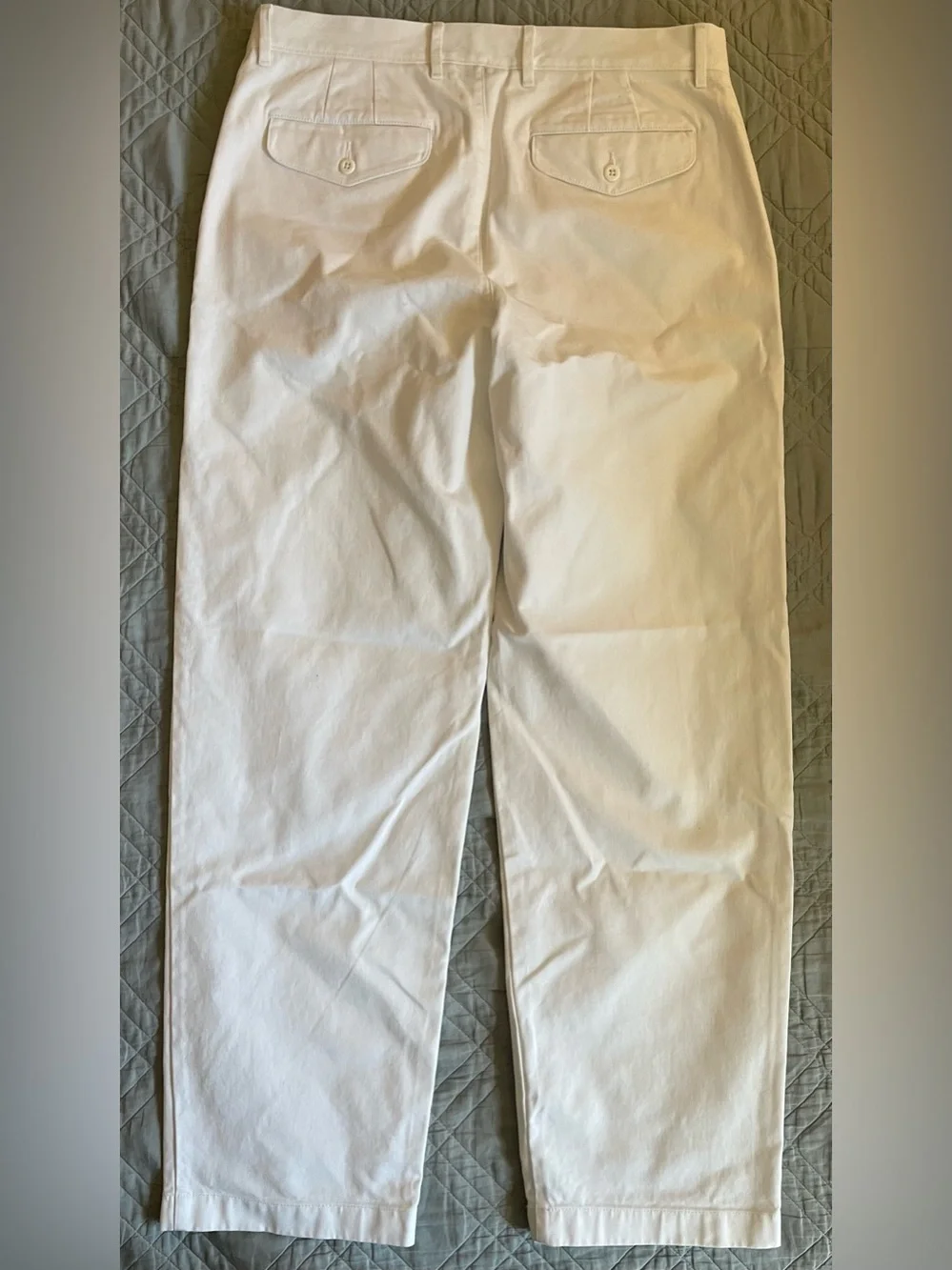 J. CREW Classic chino pant in White Size 32/32 NWT $98 BE611